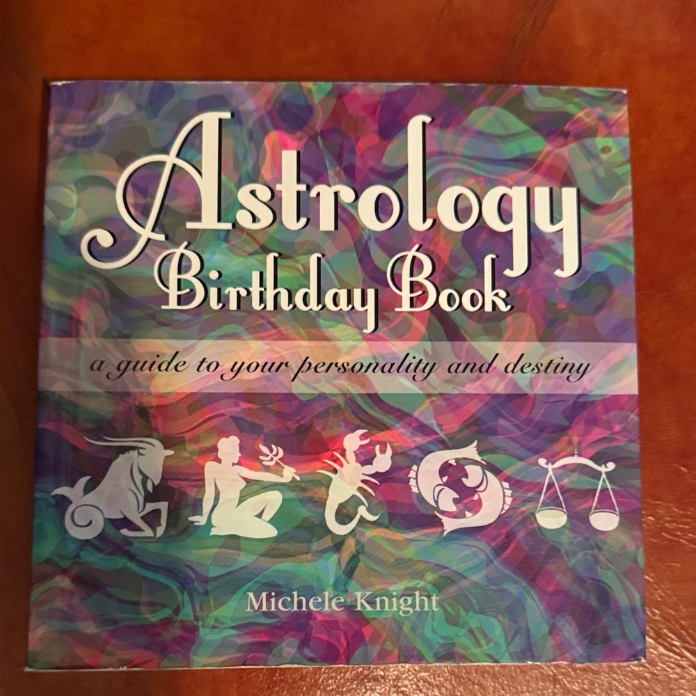 Astrology Birthday Book by Michele Knight